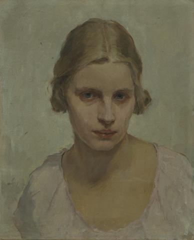 Alfred Mieses, Bildnis Margaretha Infeld, Öl auf Leinwand, um 1930